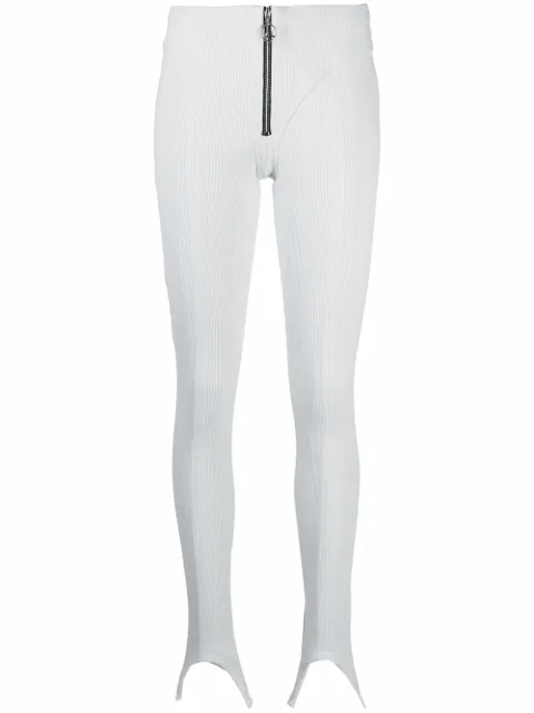 Lourdes  high-rise stirrup leggings