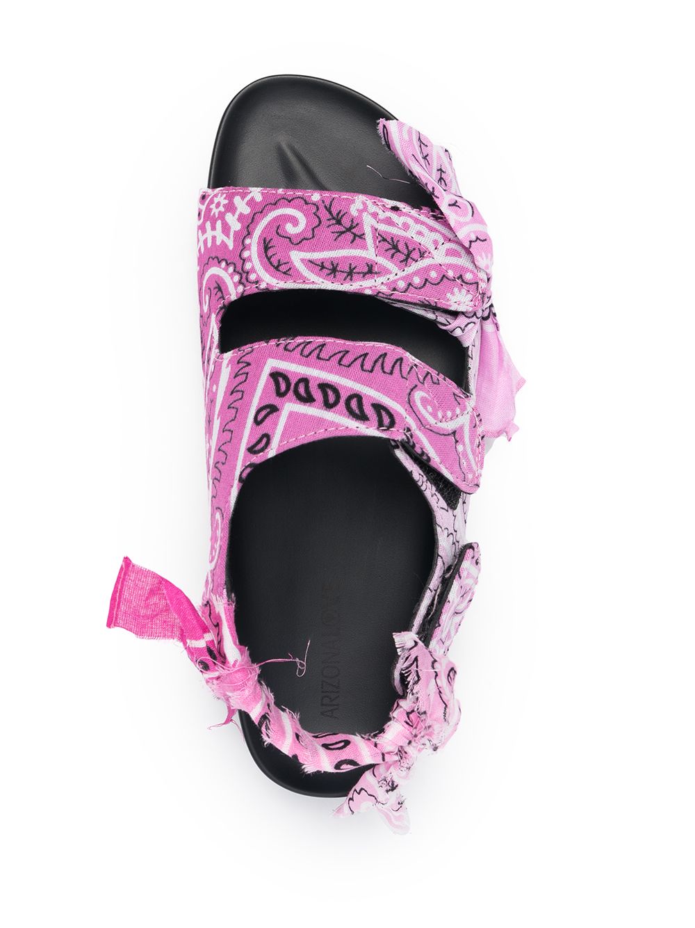 Shop Arizona Love Bandana-print Sandals In Pink