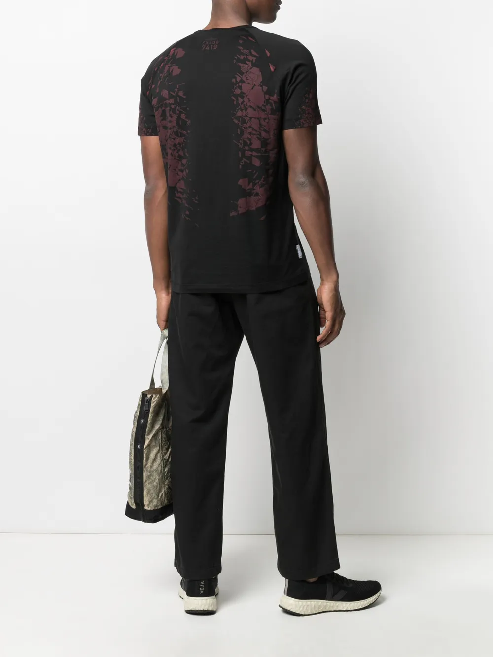 фото Stone island shadow project футболка с принтом на спине