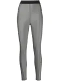 Moncler high-waisted performance leggings - Grey