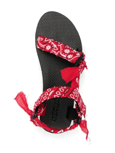 bandana platform sandals