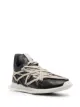 Image 2 of Rick Owens layered-lace detail trainers