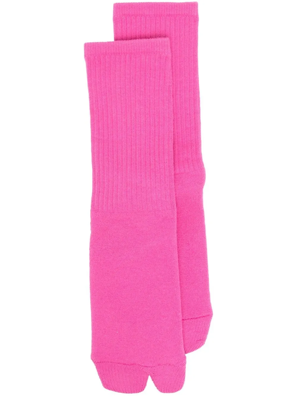 logo-print split-toe socks