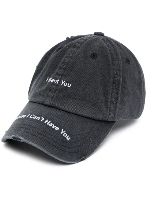 MISBHV gorra de mezclilla bordada