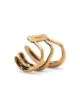 Alexander McQueen triple hook ear cuff earring