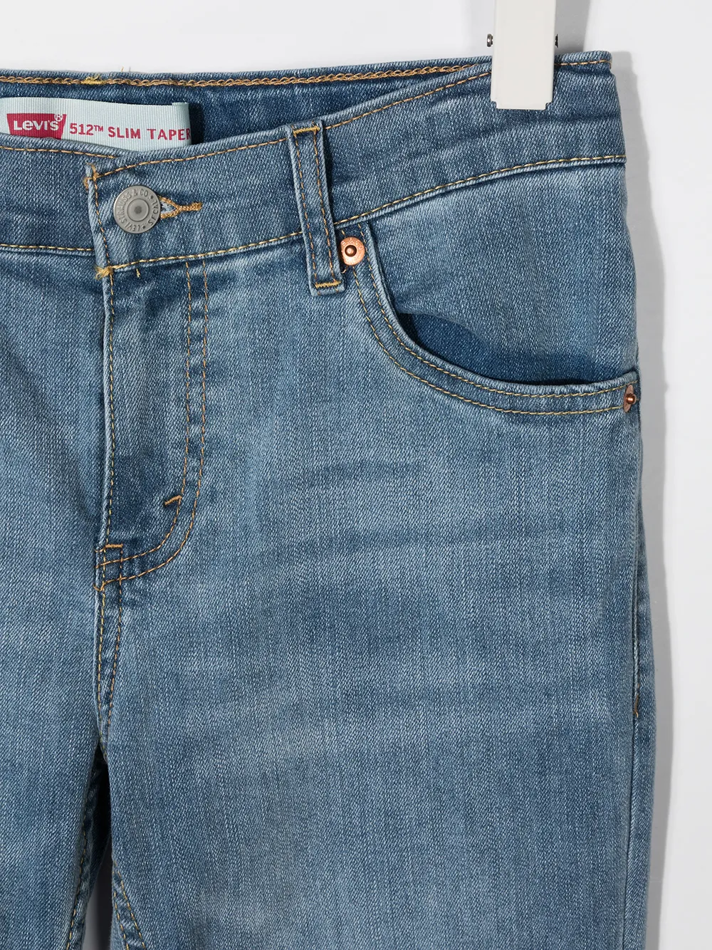 фото Levi's kids джинсы кроя слим с эффектом потертости