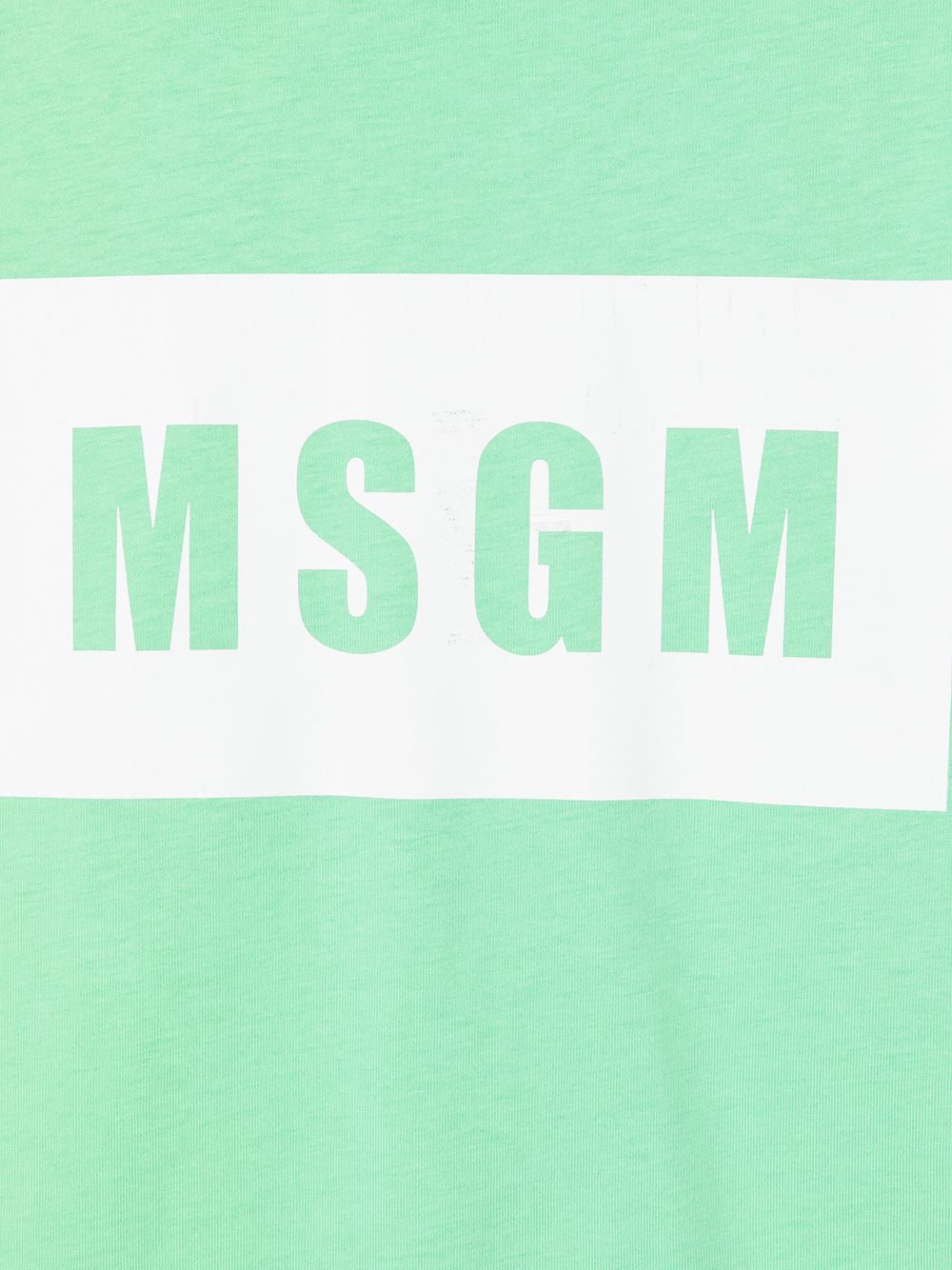 фото Msgm kids футболка с логотипом