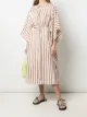 Image 2 of Jason Wu striped draped-sleeve dress