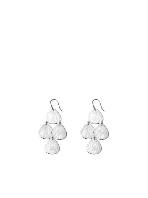 IPPOLITA Classico hammered drop earrings