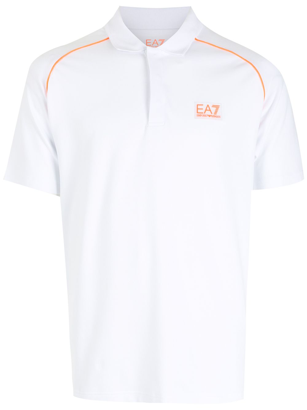фото Ea7 emporio armani рубашка поло с нашивкой-логотипом