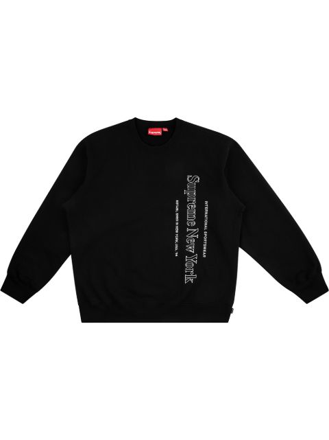 supreme side logo crewneck