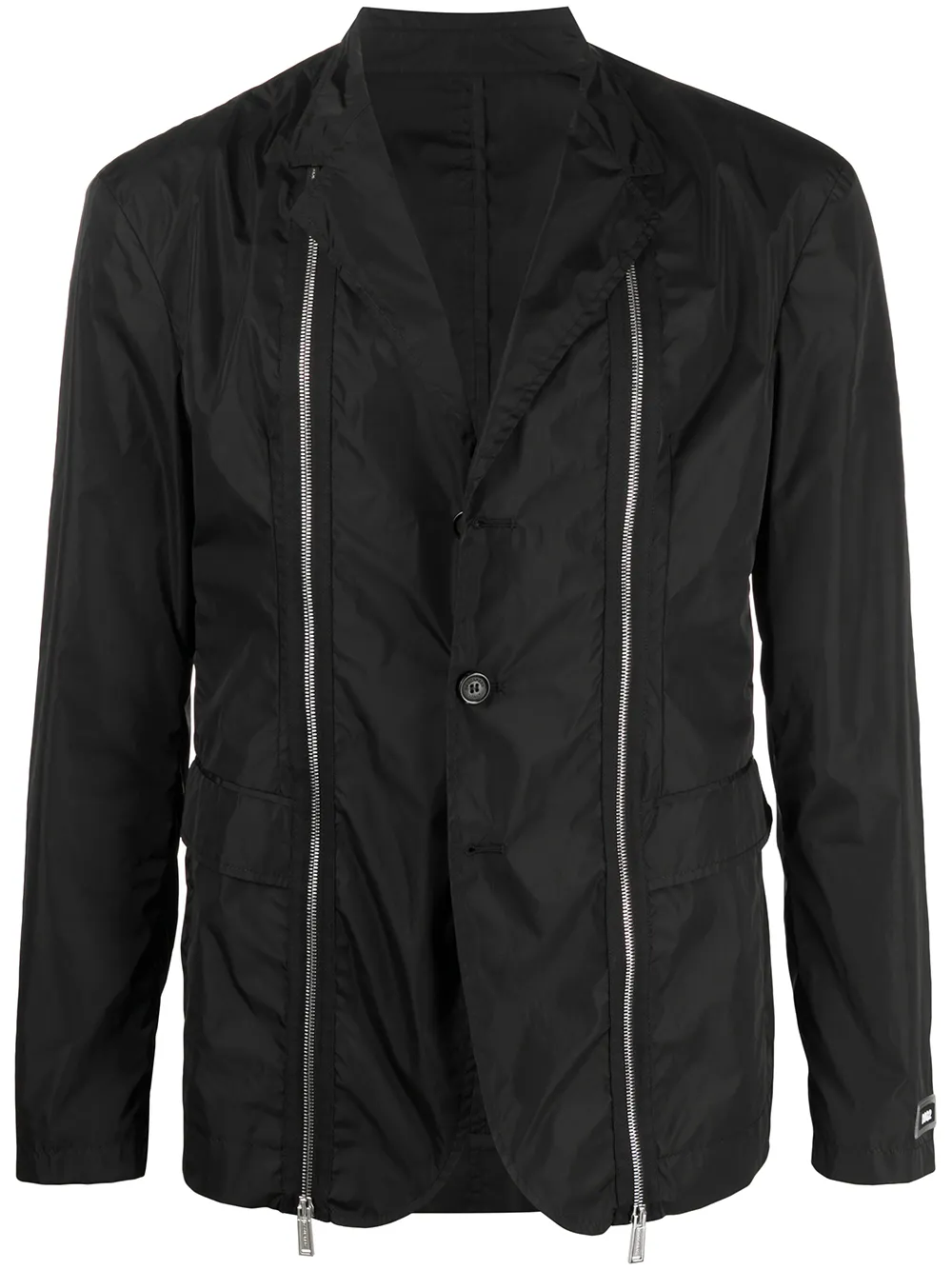 

Dsquared2 blazer con efecto arrugado - Negro