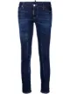 Image 1 of Dsquared2 logo-patch cropped jeans