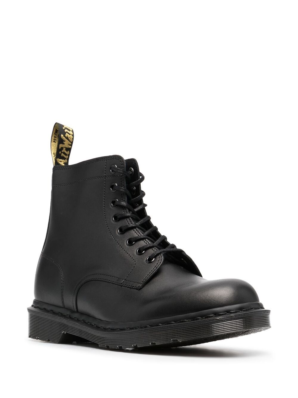 Dr. Martens Leren veterlaarzen - Zwart