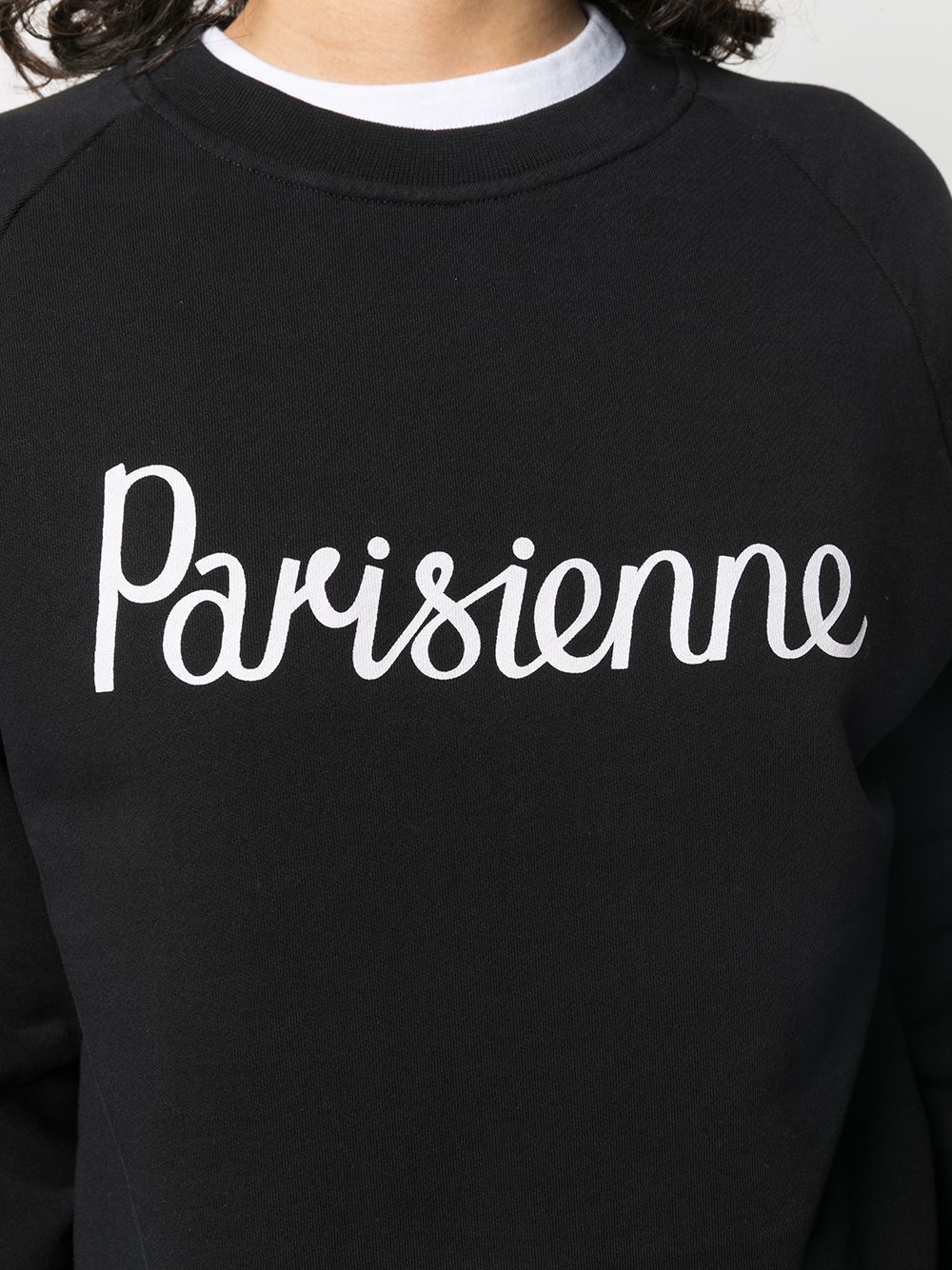 фото Maison kitsuné толстовка с принтом parisienne