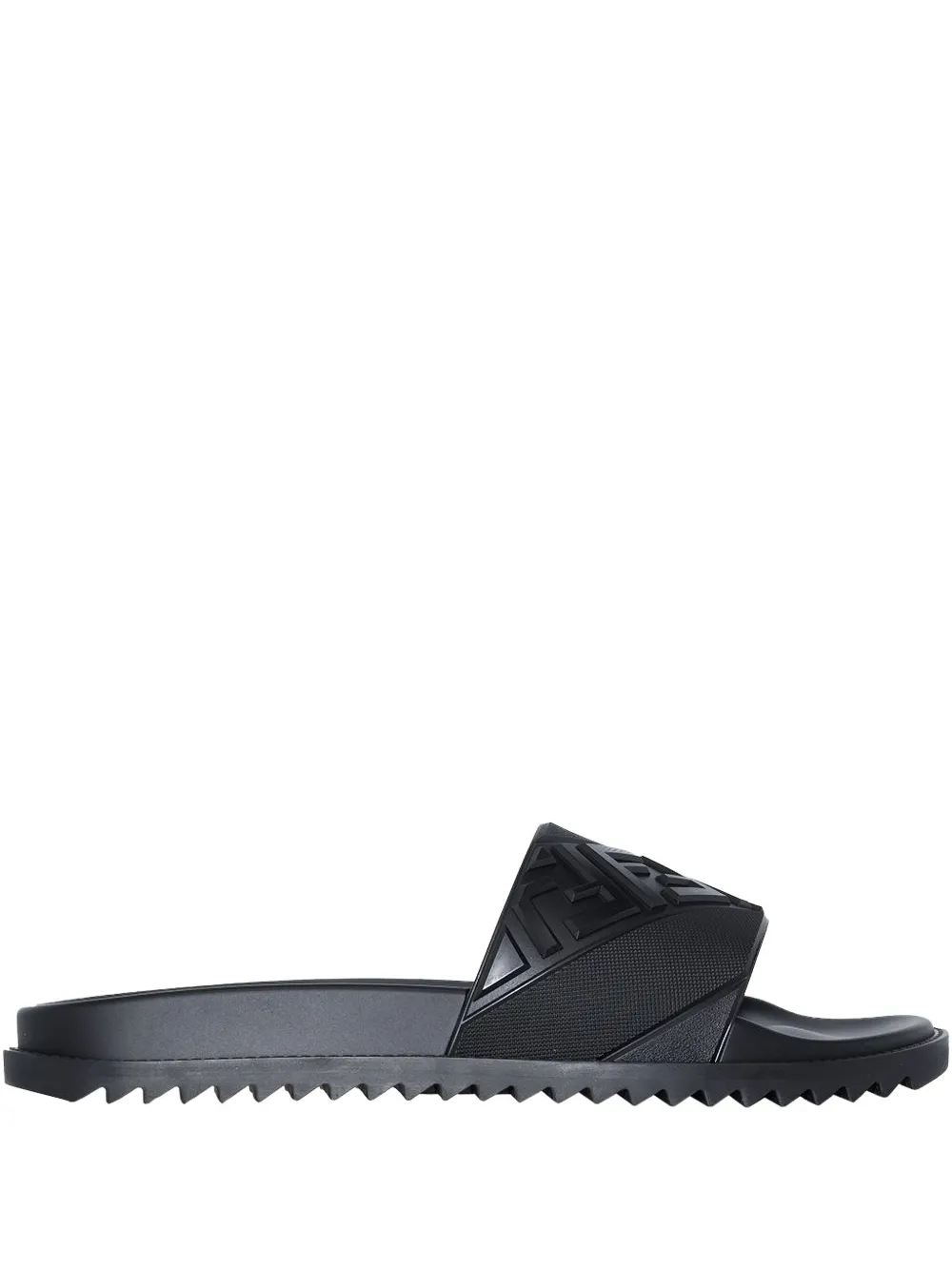 FENDI claquettes à motif FF embossé | noir | Image 1