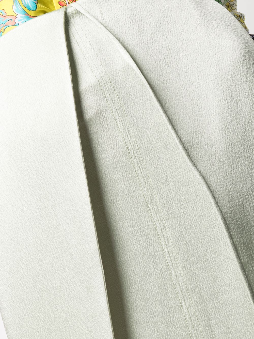 фото Valentino pre-owned юбка прямого кроя со складками