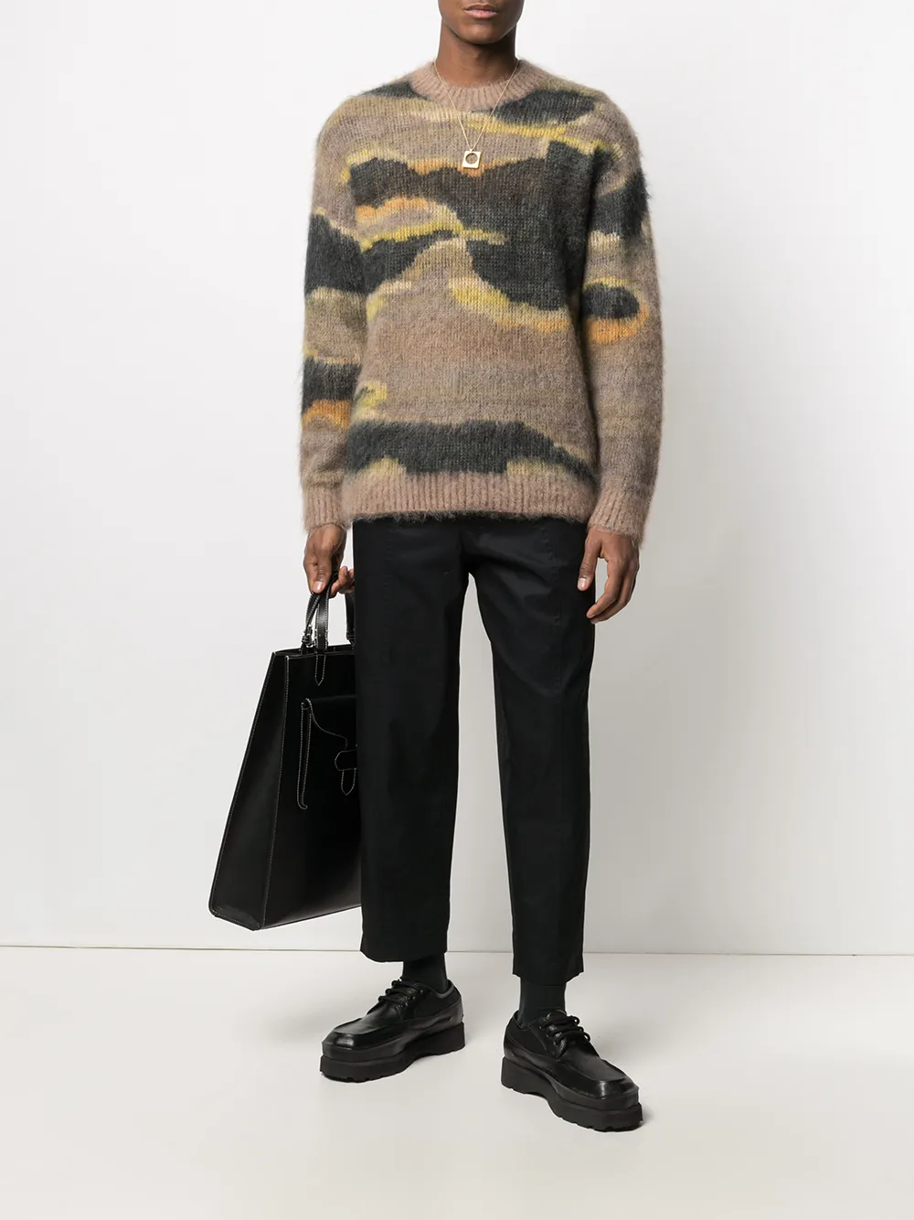 фото Jil sander укороченные брюки прямого кроя