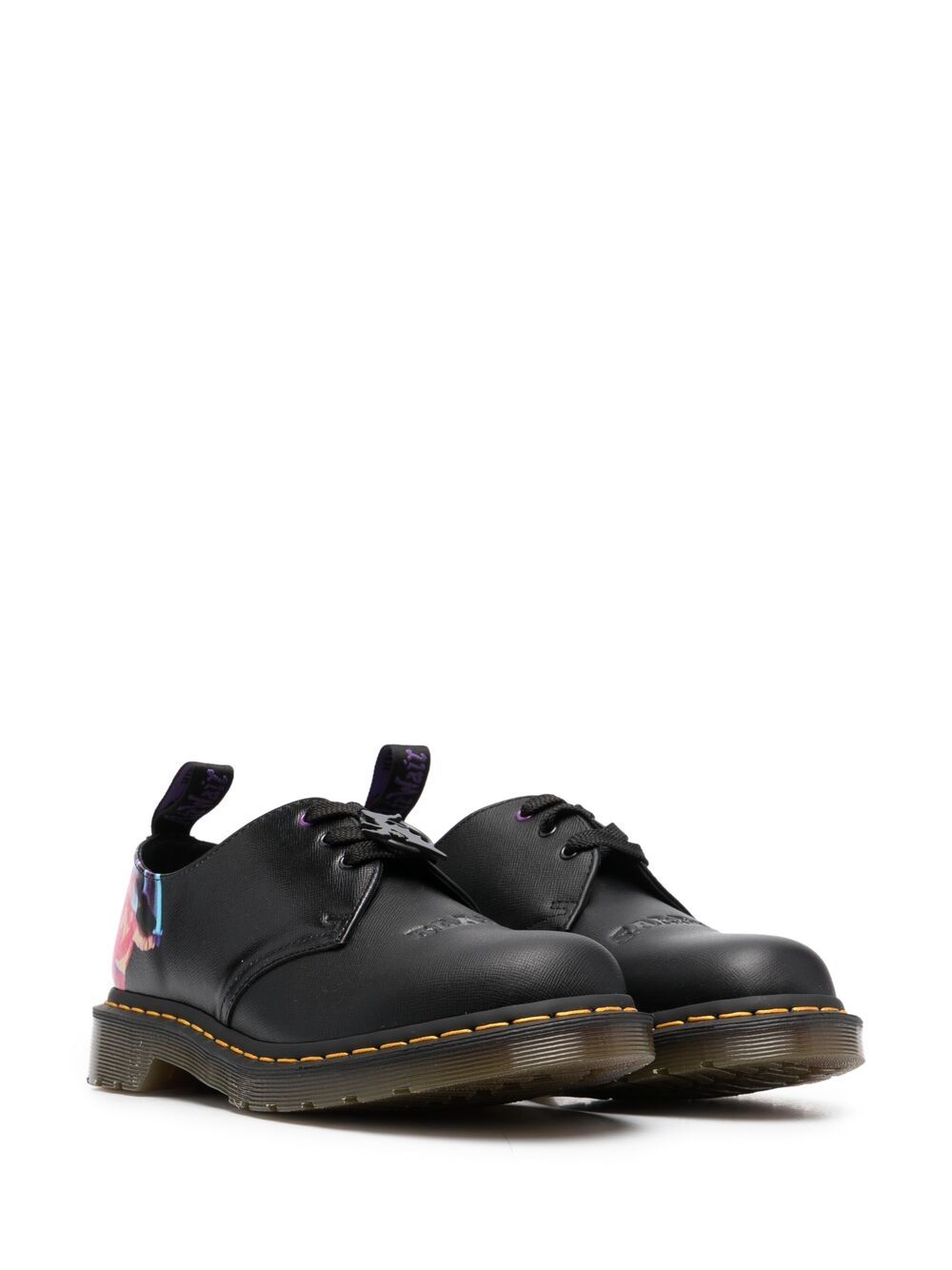 фото Dr. martens оксфорды с графичным принтом