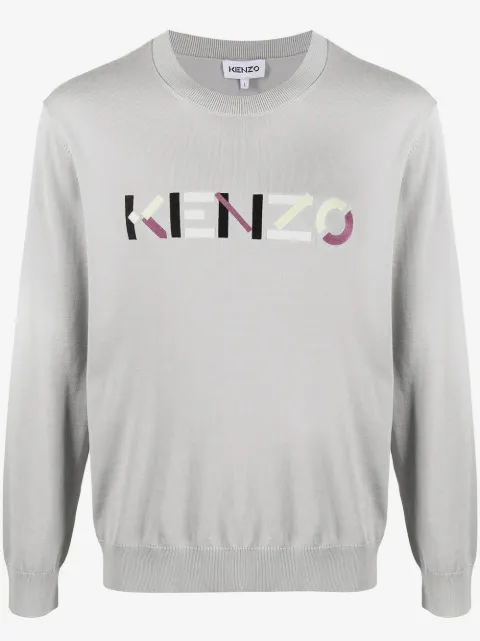 Kenzo logo-embroidered jumper
