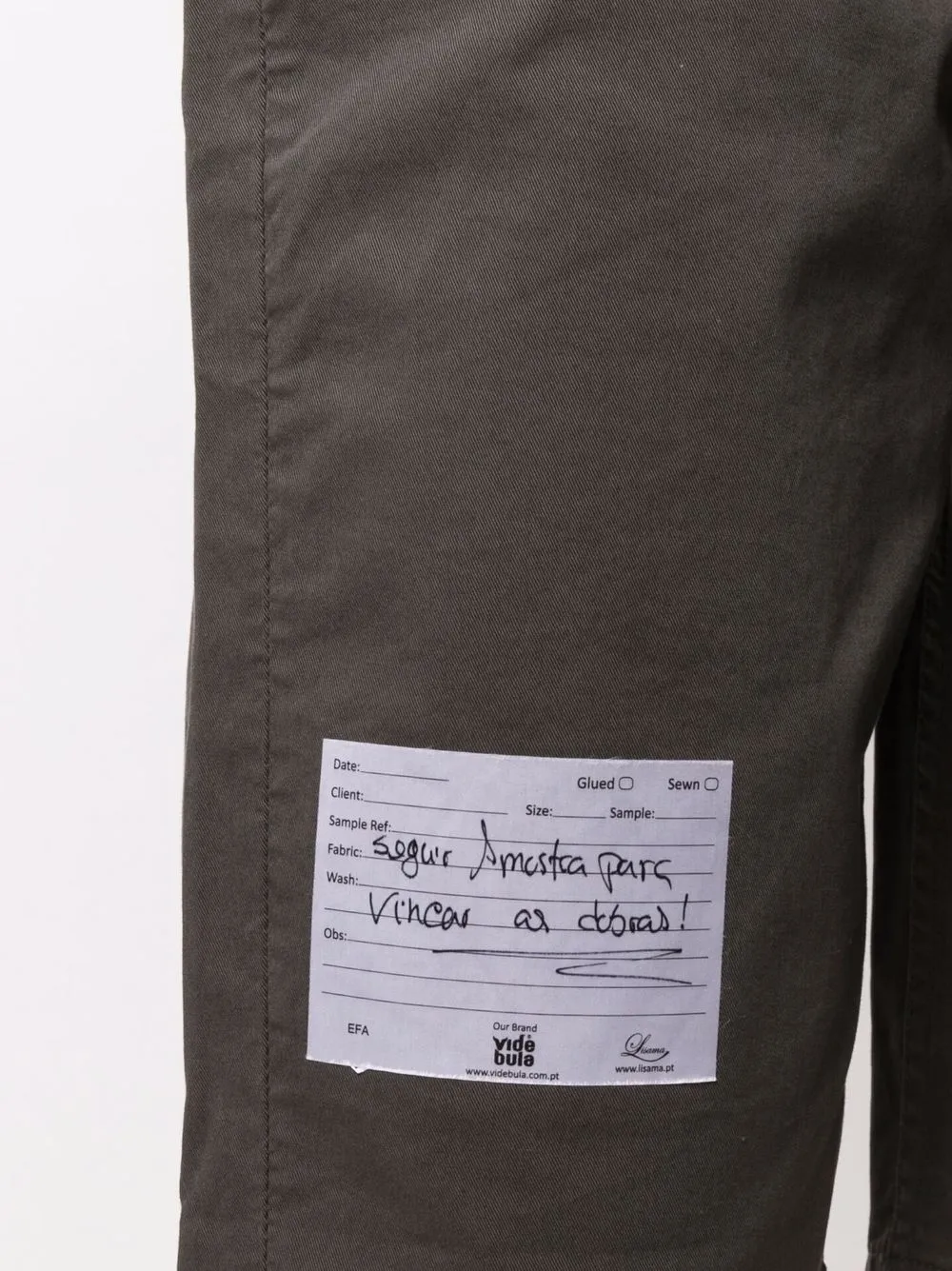 YMC Denim shorts Groen