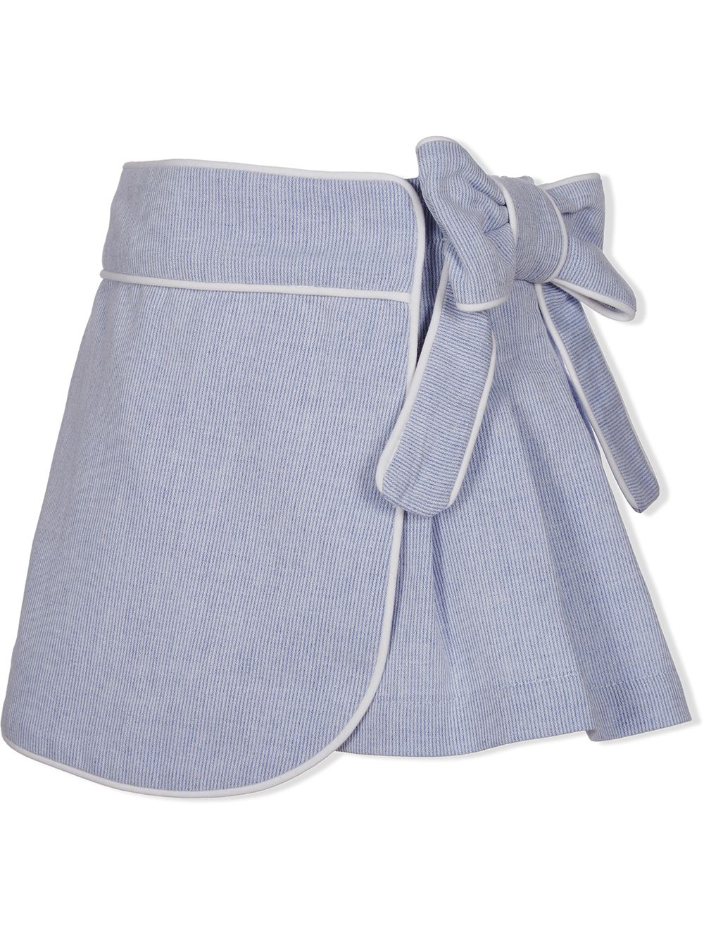 фото Lapin house юбка-шорты в полоску с запахом