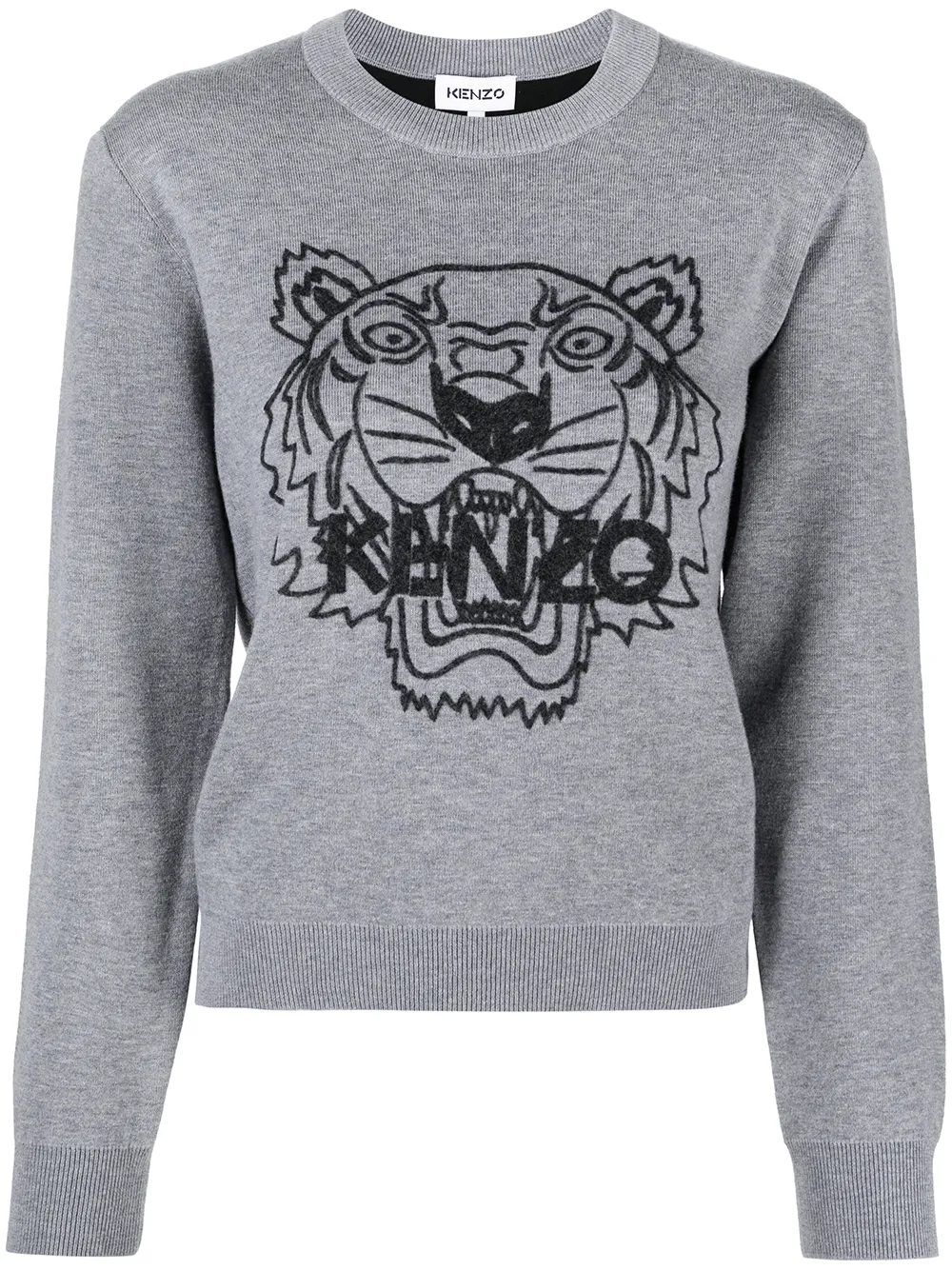 фото Kenzo толстовка с вышивкой tiger