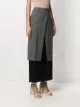 MM6 Maison Margiela tailored layered skirt
