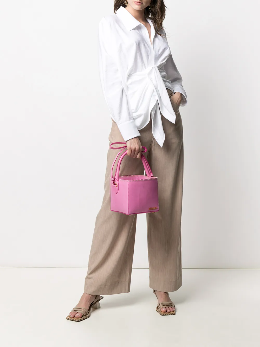 фото Jacquemus сумка-тоут с логотипом