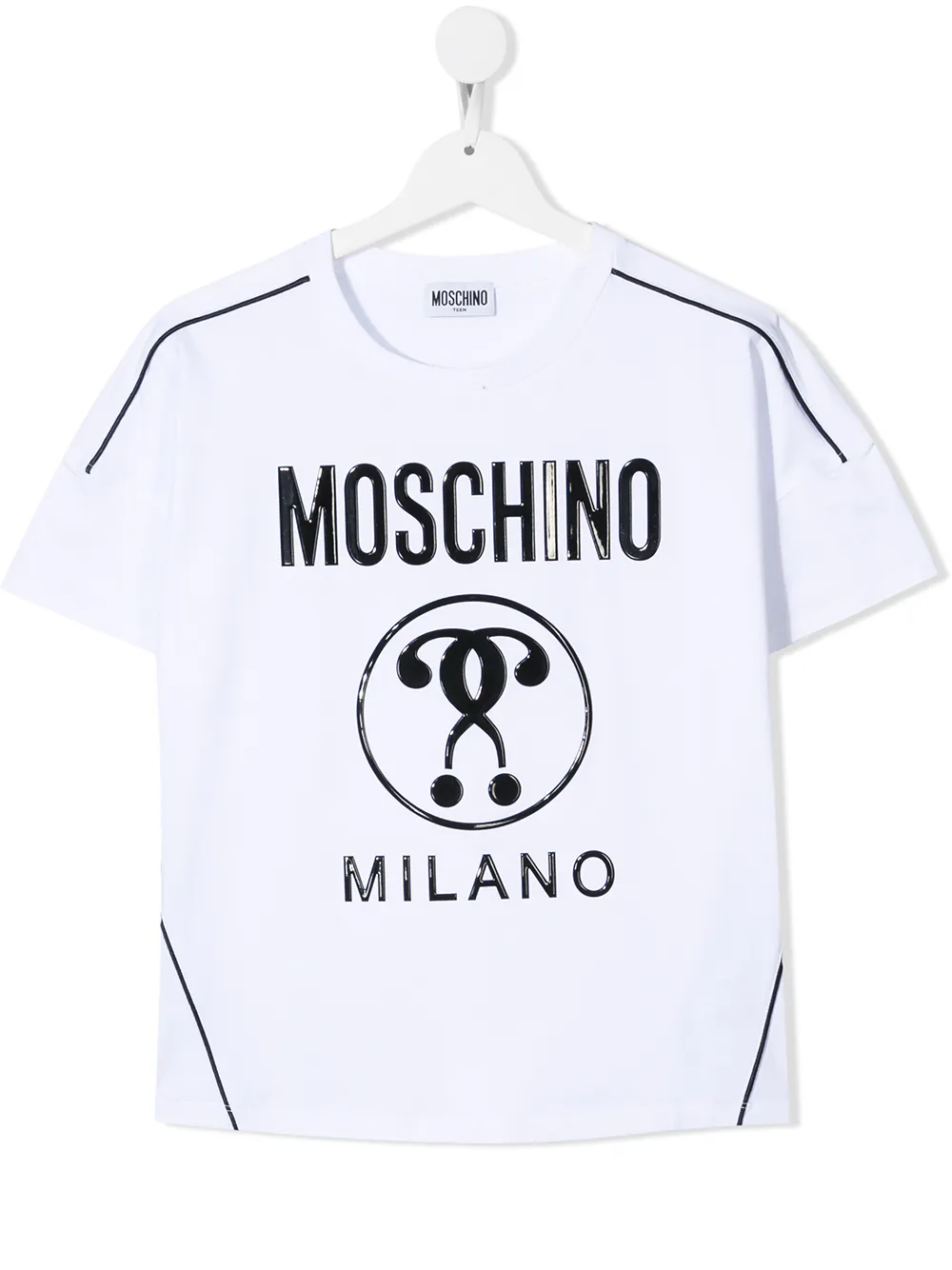 фото Moschino kids футболка с логотипом