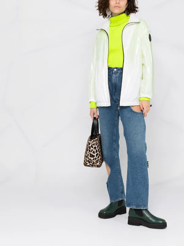 sheer windbreaker jacket