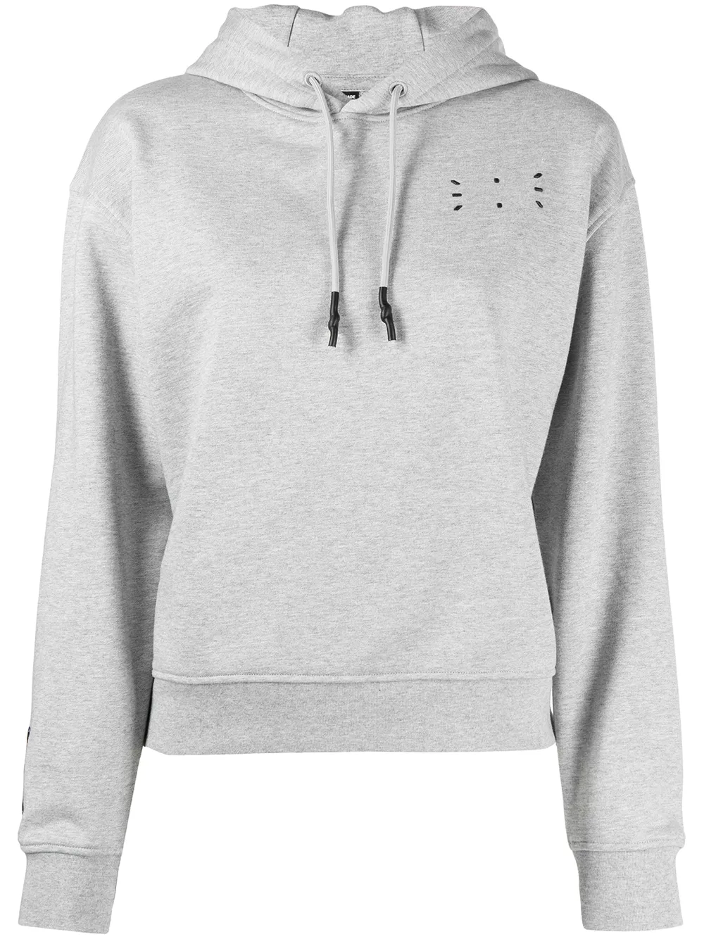 

MCQ logo patch cotton hoodie - Grey