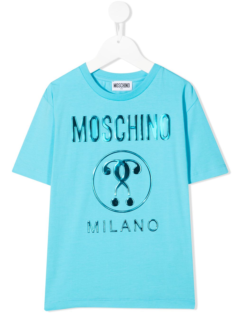 фото Moschino kids толстовка с тисненным логотипом