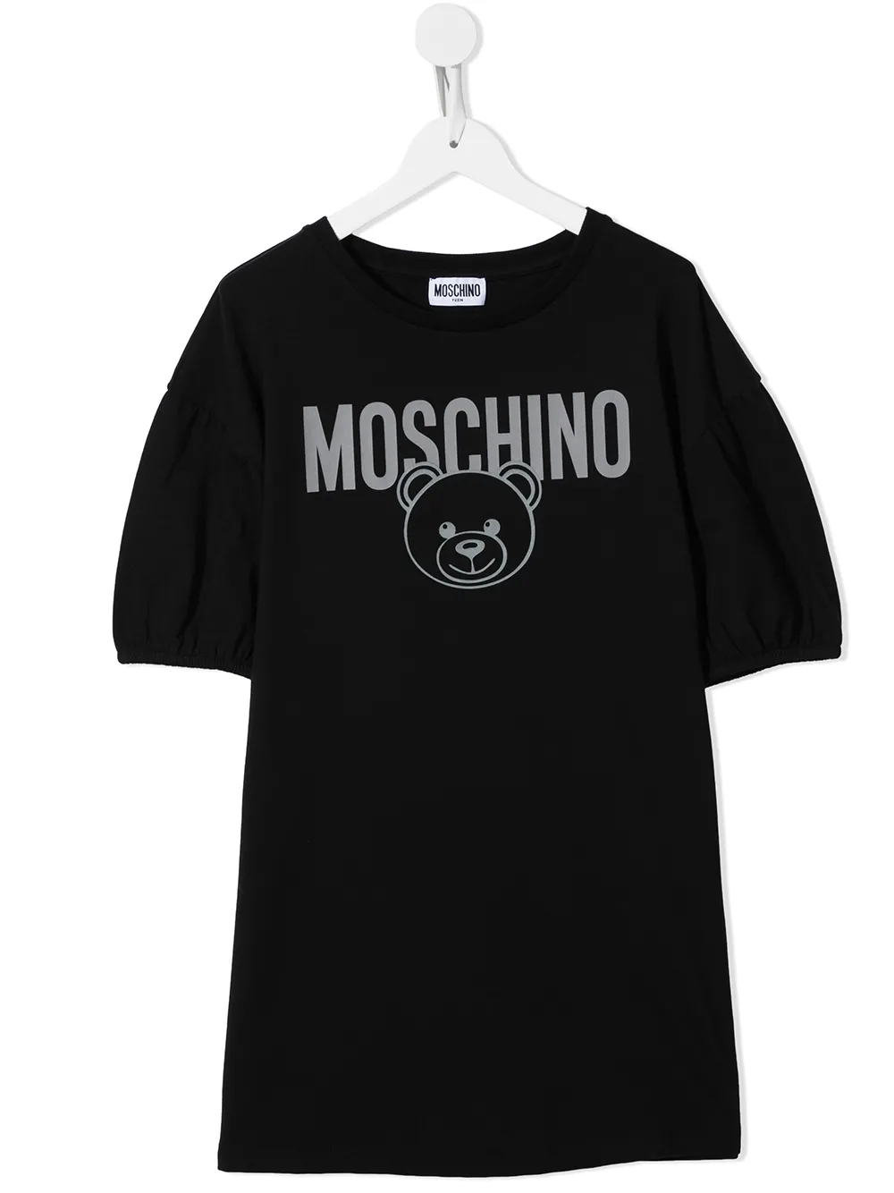 фото Moschino kids футболка с короткими рукавами и логотипом