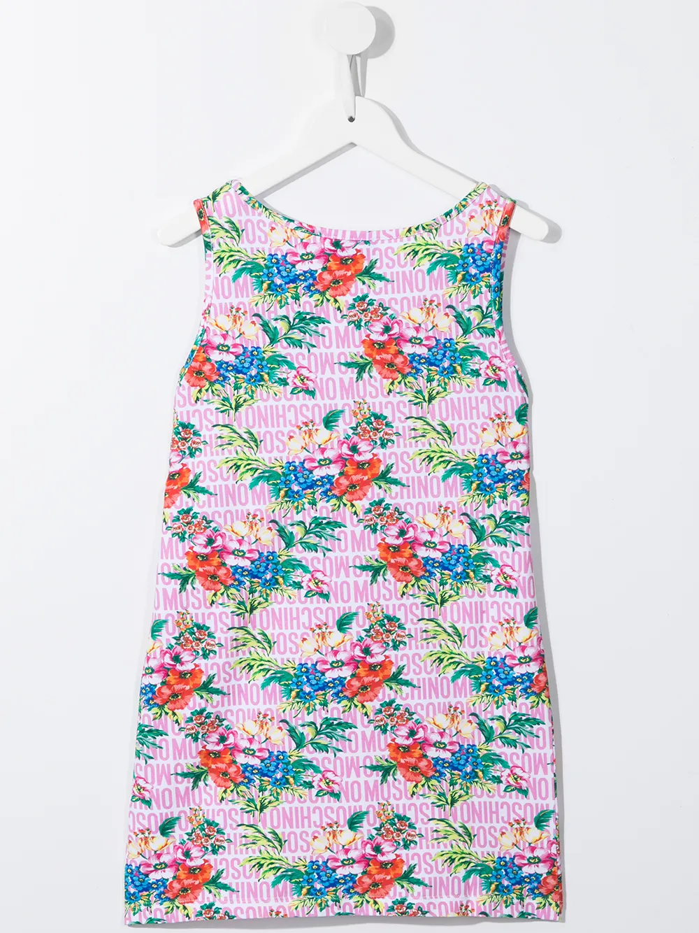 фото Moschino kids топ без рукавов с логотипом