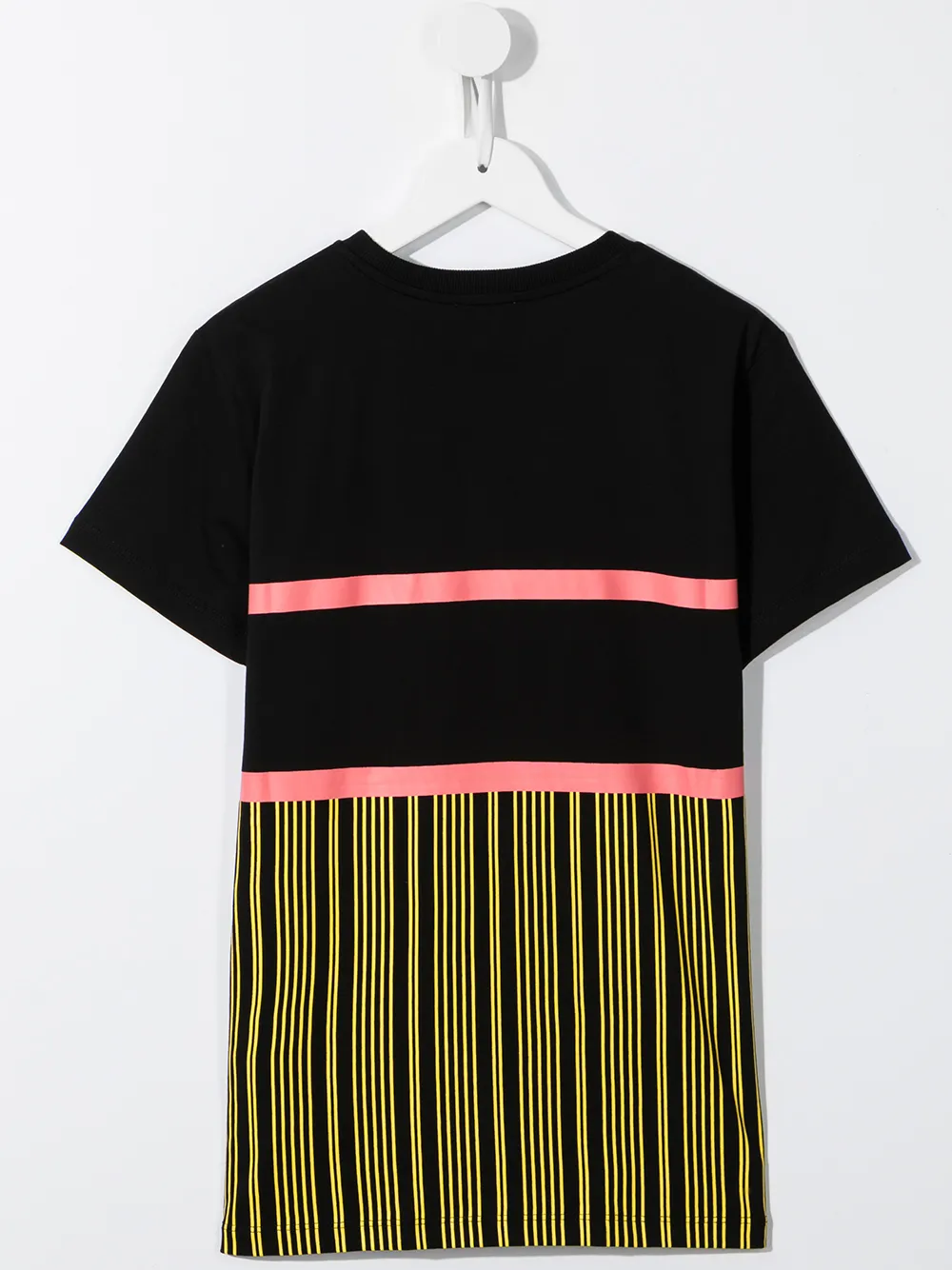 фото Moschino kids футболка с логотипом и полосками