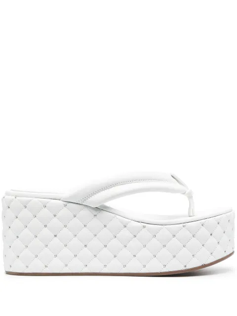 Le Silla quilted platform sandals