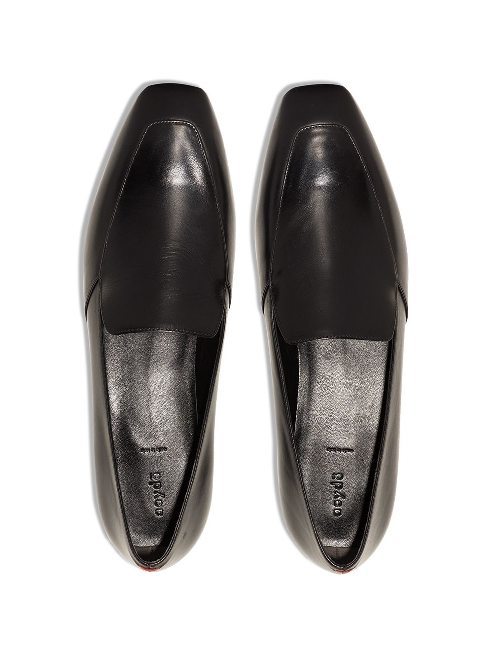 фото Aeyde square toe flat loafers