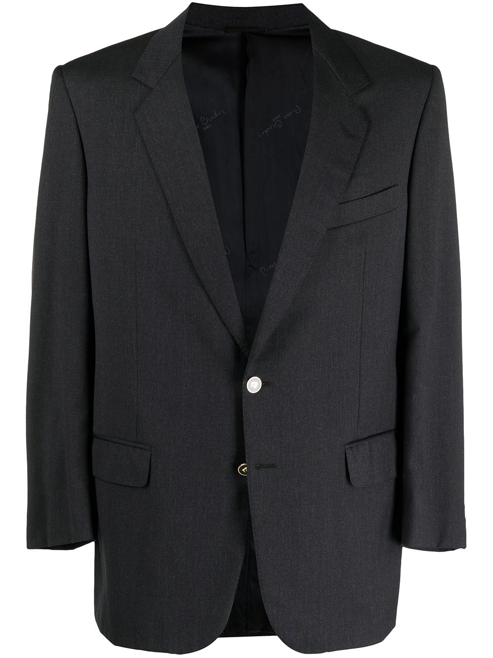 1990s contrasting lapel blazer