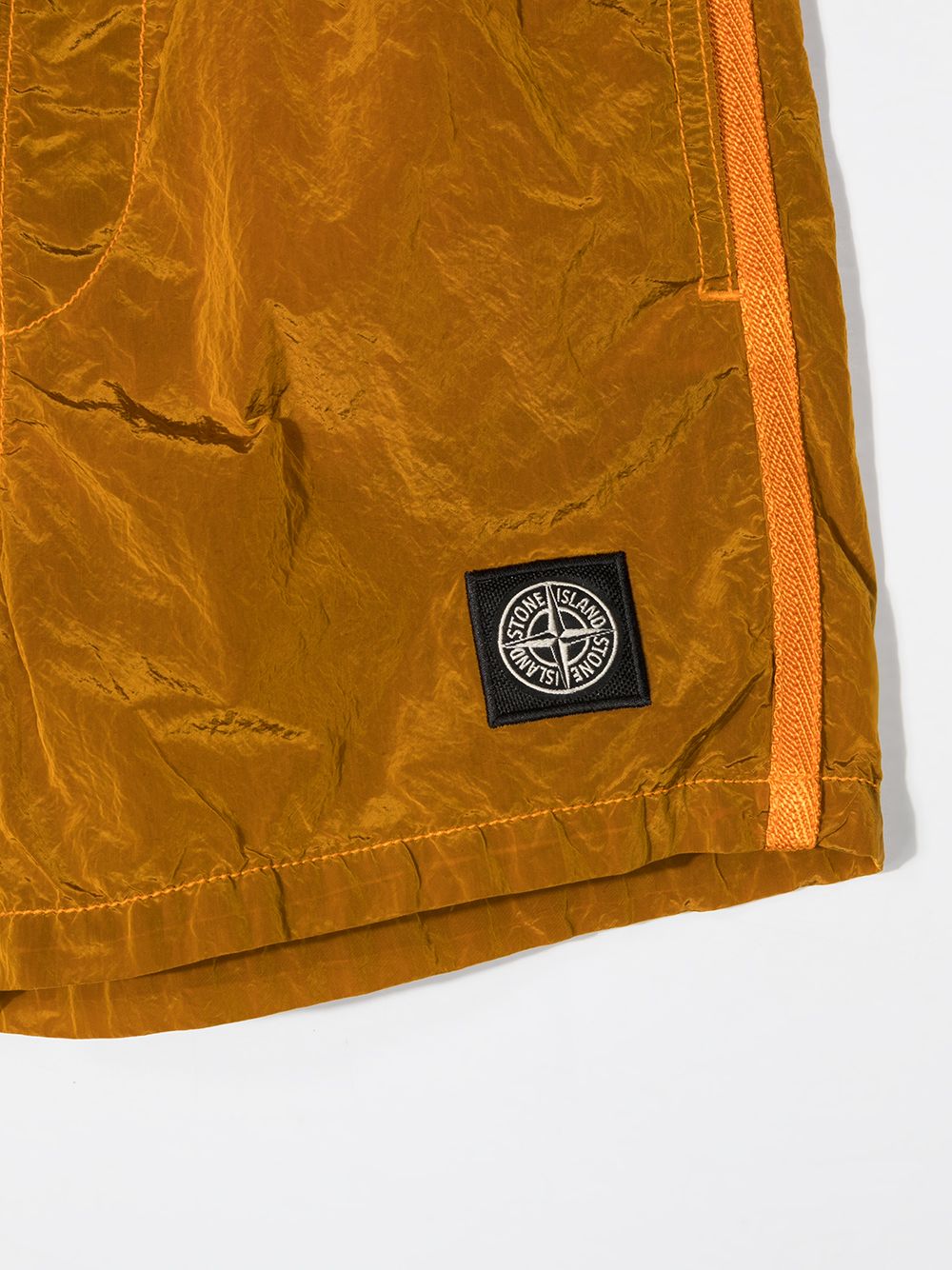 фото Stone island junior шорты с нашивкой-логотипом