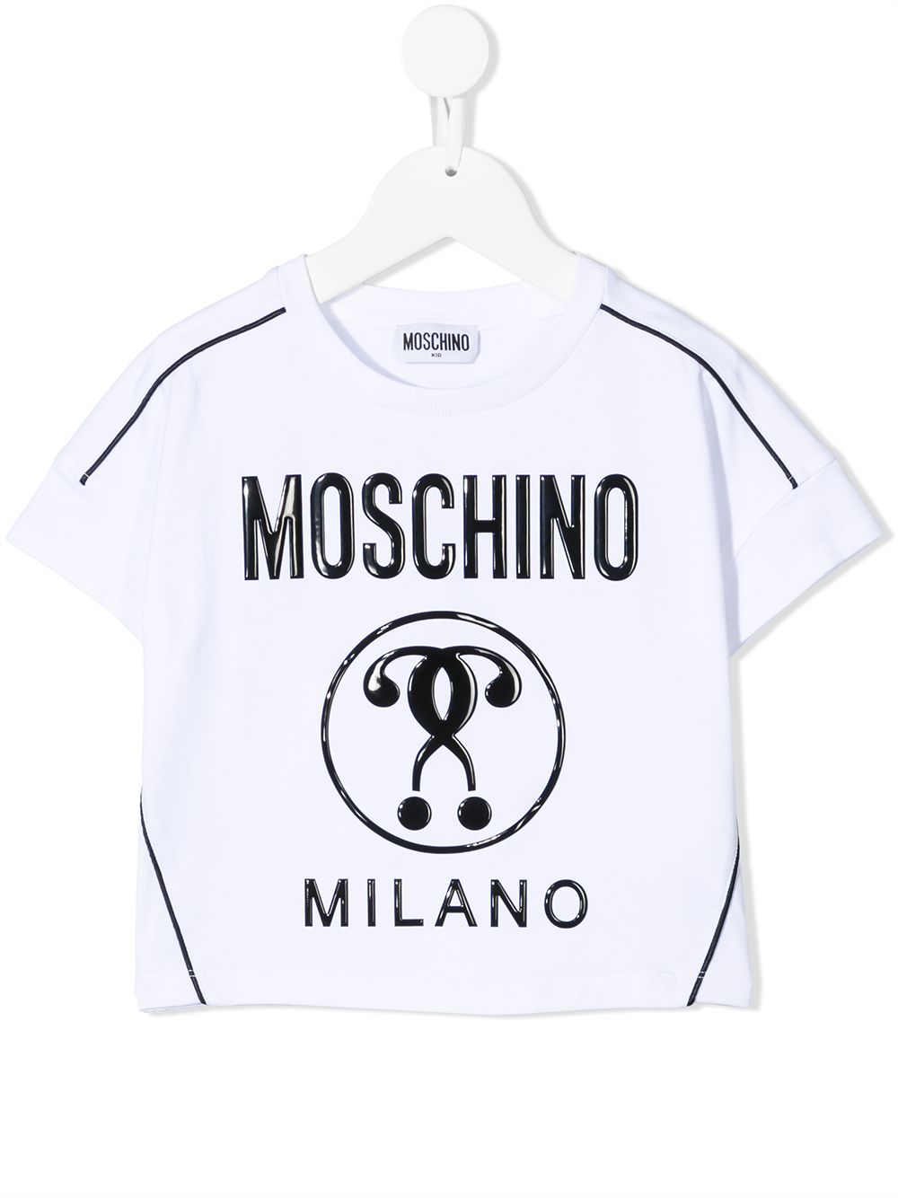 фото Moschino kids футболка с логотипом