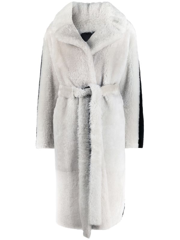 common leisure shearling coat