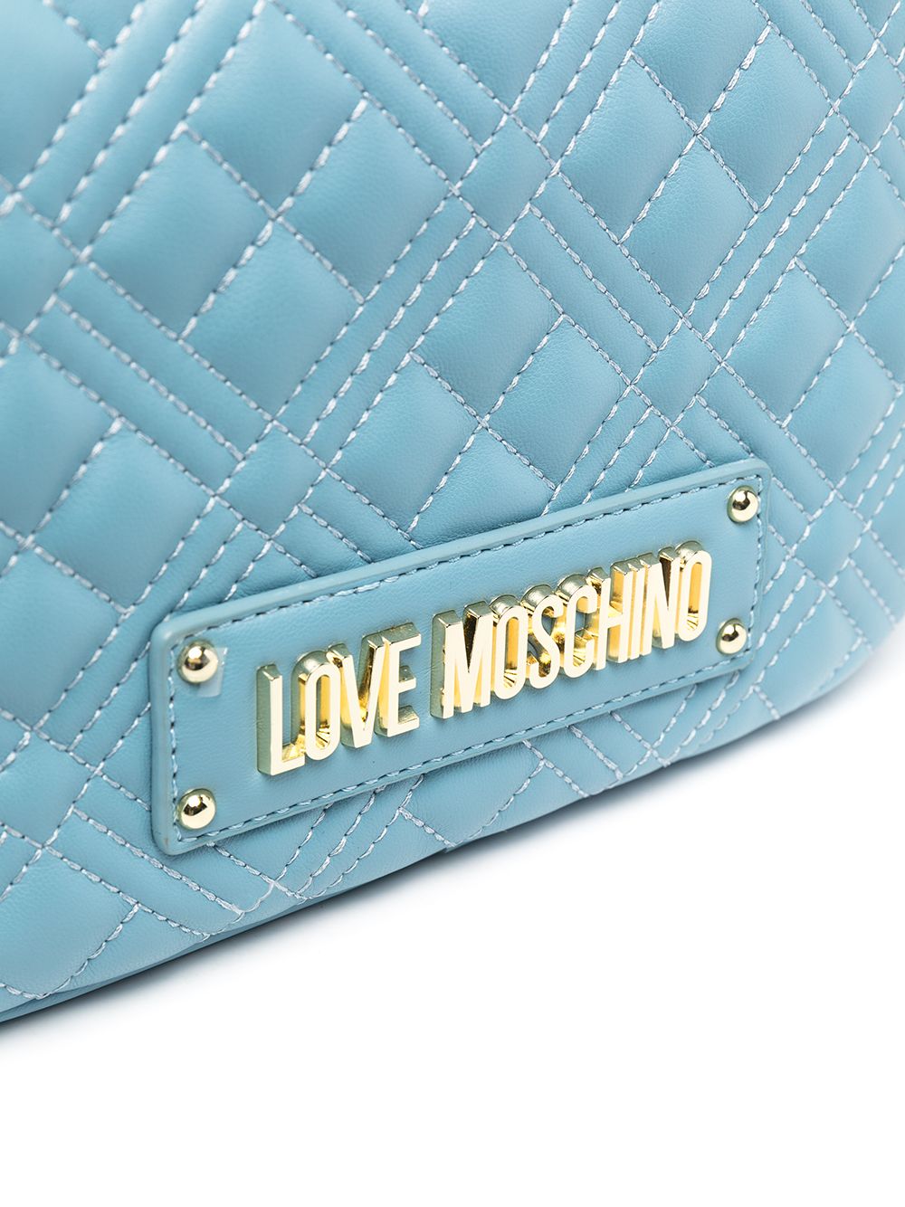 фото Love moschino стеганая сумка через плечо с логотипом