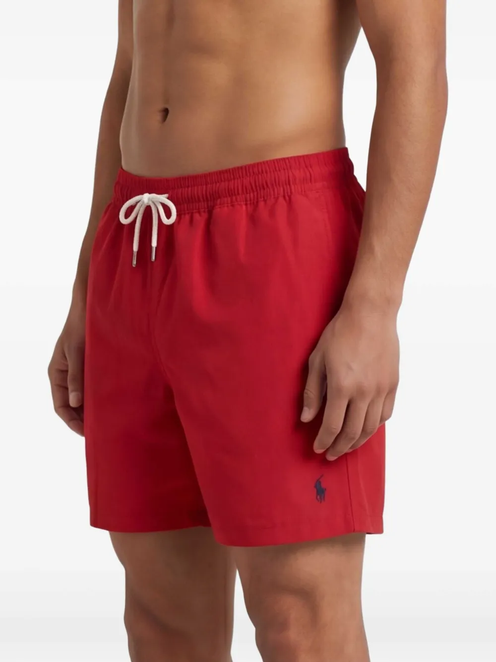 Polo Ralph Lauren logo-embroidered Swim Shorts | Red | FARFETCH