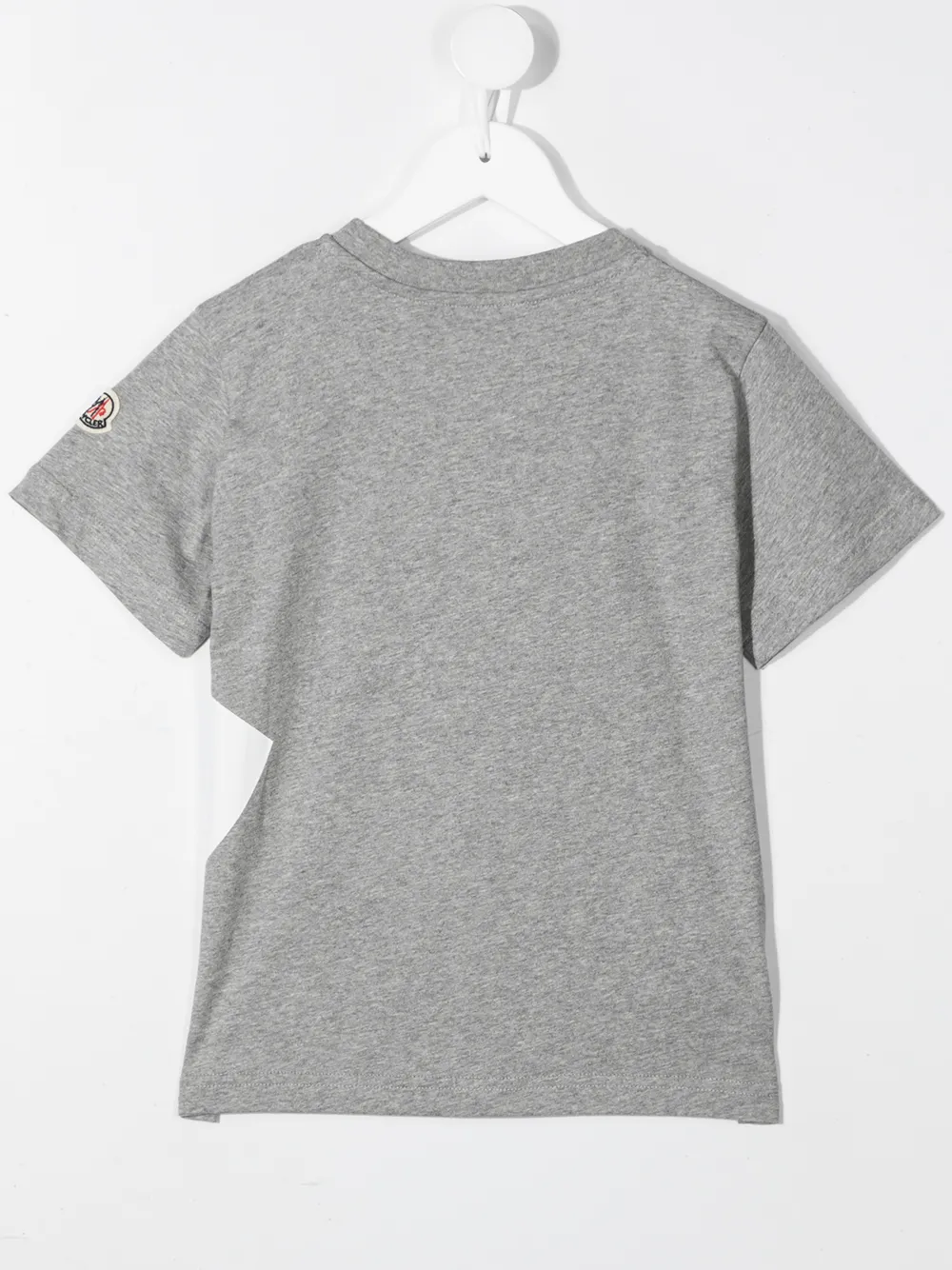 Moncler Enfant T-shirt met logo - Grijs