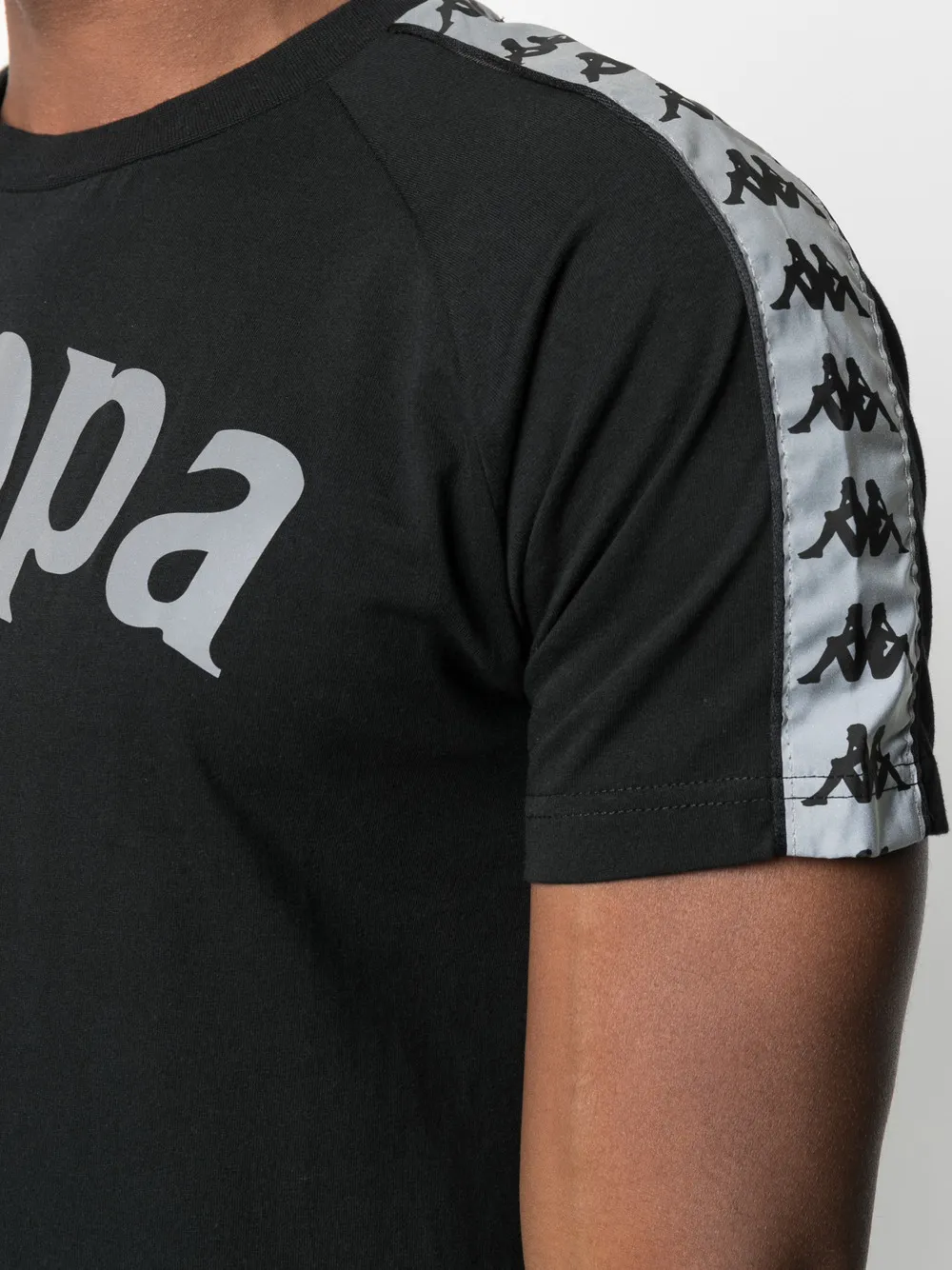 фото Kappa футболка со светоотражающим логотипом