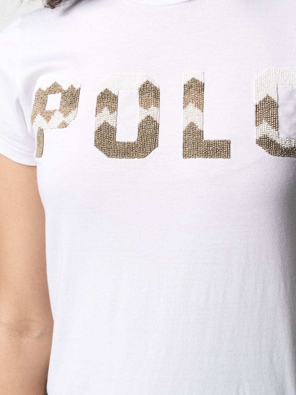 Ralph Lauren Collection Logo Sequin T-shirt - Farfetch