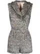 Image 1 of Elisabetta Franchi tweed double-breasted playsuit