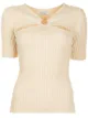 Image 1 of Anna Quan Ary cut-out ribbed top