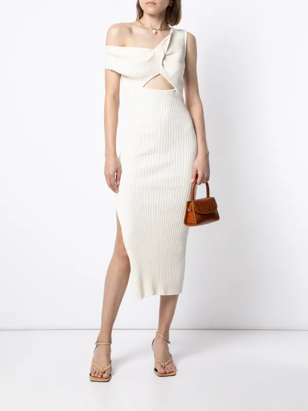 Anna Quan Zanita ribbed-knit Midi Dress 